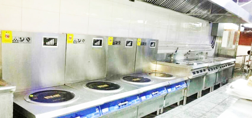 北京中航艾维克酒店厨房电磁灶设备